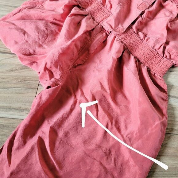 St. Tropez Vintage 80s Silk Full Lenth Sporty Collared Jumpsuit in Marsala Coral - Picture 6 of 15